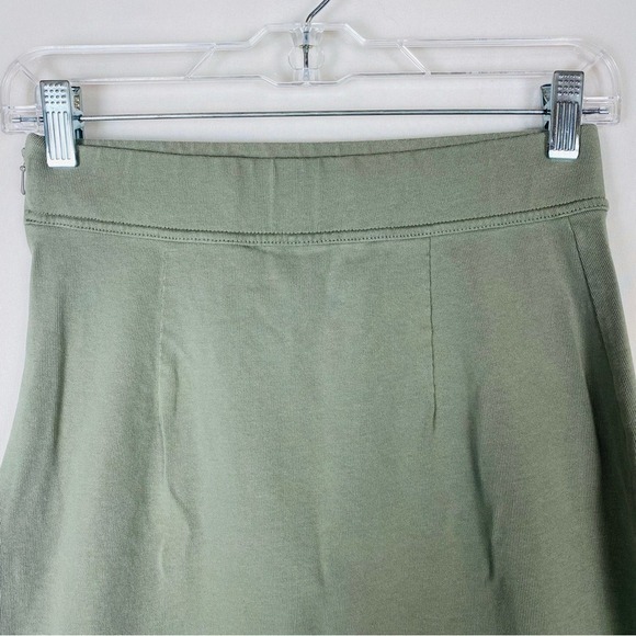 Nike Jersey Swoosh Logo Maxi Skirt Green Size Small - Picture 4 of 8